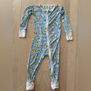 Little Sleepies bamboo pajamas Eggs & Toast 3T